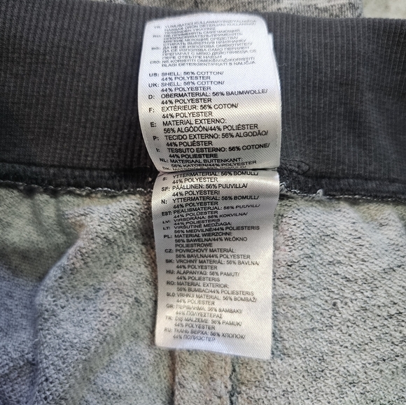 Adidas Women’s Jogger Sweatpants Small Gray Heather Neon Green Zip Pockets - Picture 6 of 12